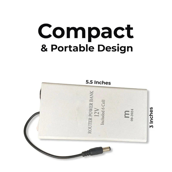 WiFi Router Power Bank (8–10Hrs Backup) With Free Delivery