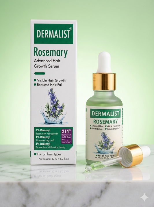 Dermalist Rosemary Hair Growth Non-Greasy Scalp Serum for Men & Women – 30 ml