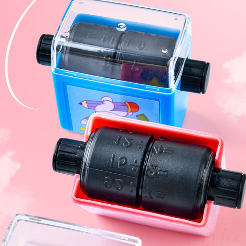 Math Number Roller Stamp - Rolling Stamp