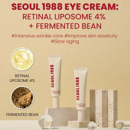 Seoul 1988 Bright Eyes Cream – Dark Circle & Wrinkle Repair & Anti-Aging Hydrating | Korean Formula