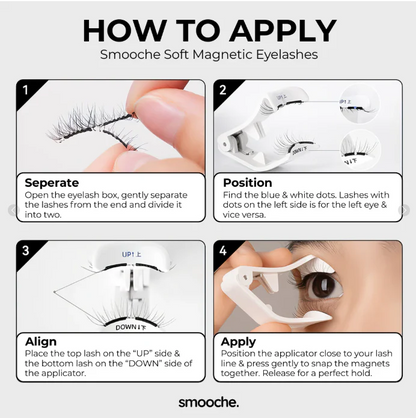 Magnetic Eye Lashes With Applicator For Girls With Free Delivery