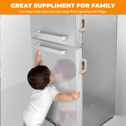 Double Button Refrigerator Door Lock – Easy & Secure