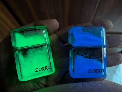 ZORRO Glow-in-the-Dark Refillable Lighter