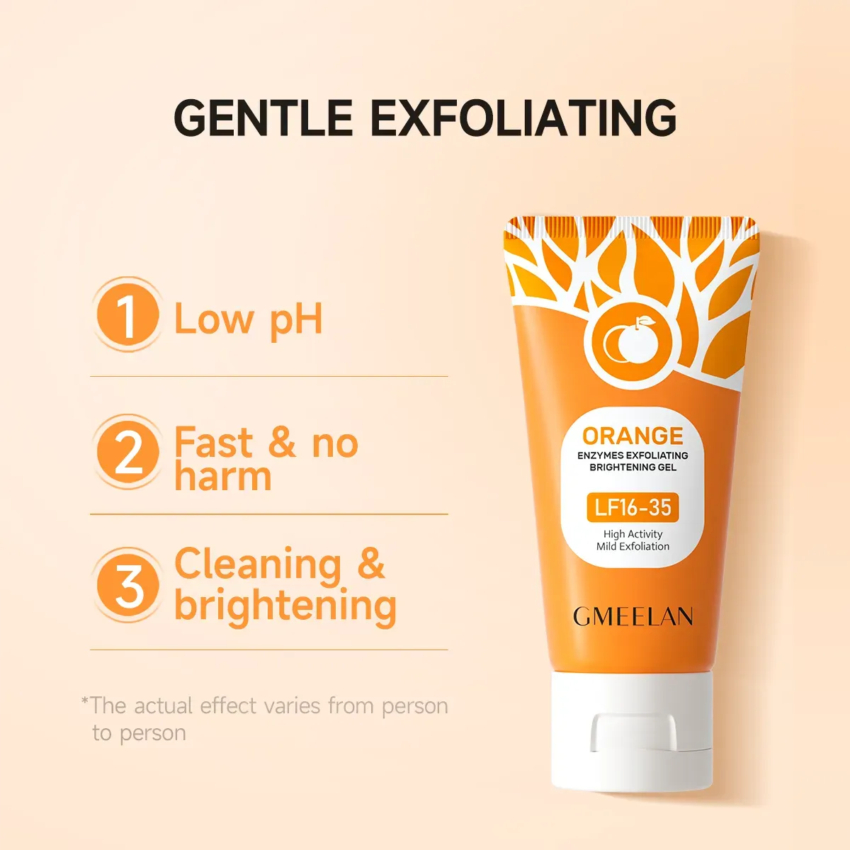 Orange Exfoliating Brightening Gel With Free Delivery