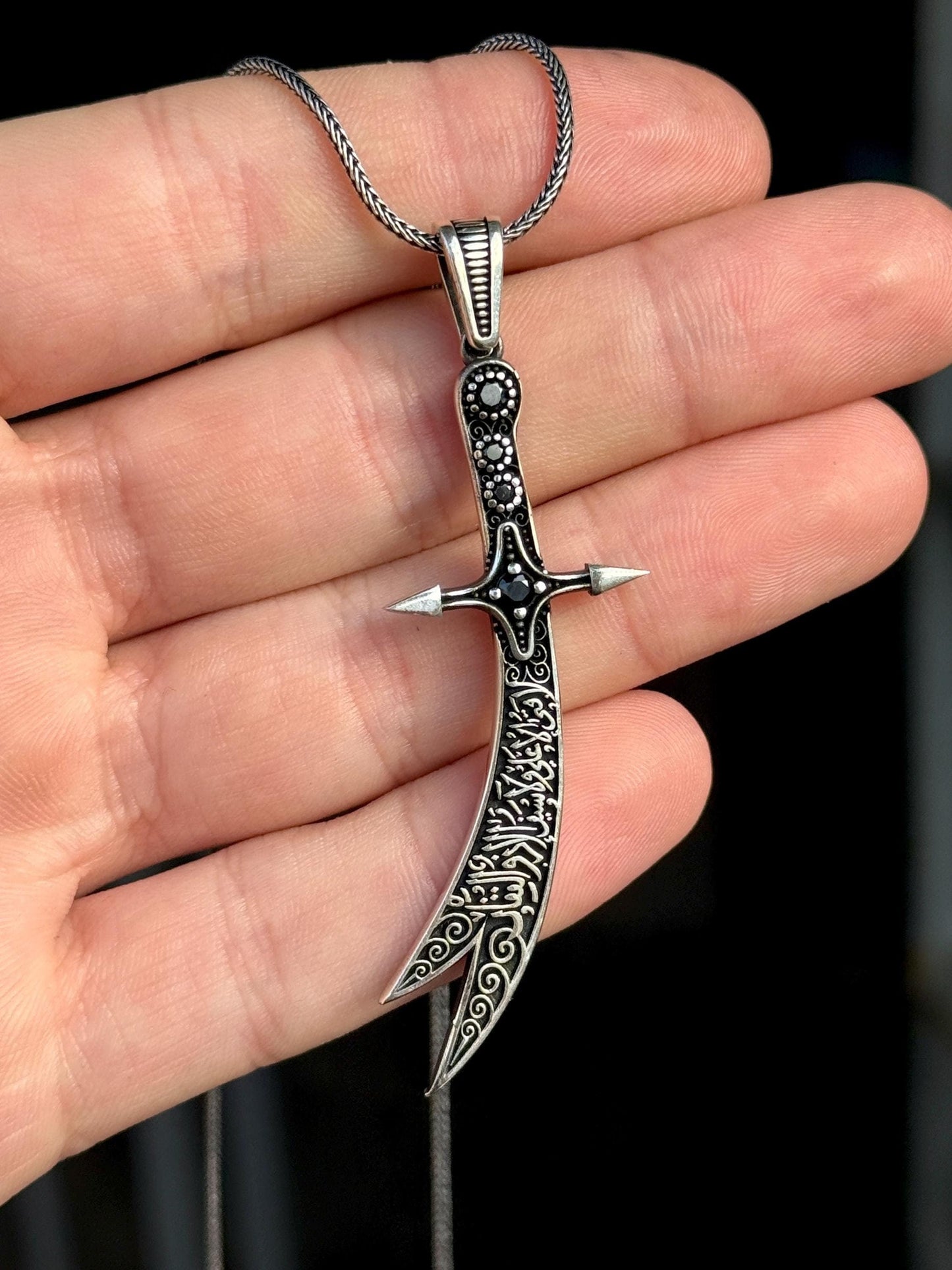 Ali Zulfiqar Sword Pendant Necklace