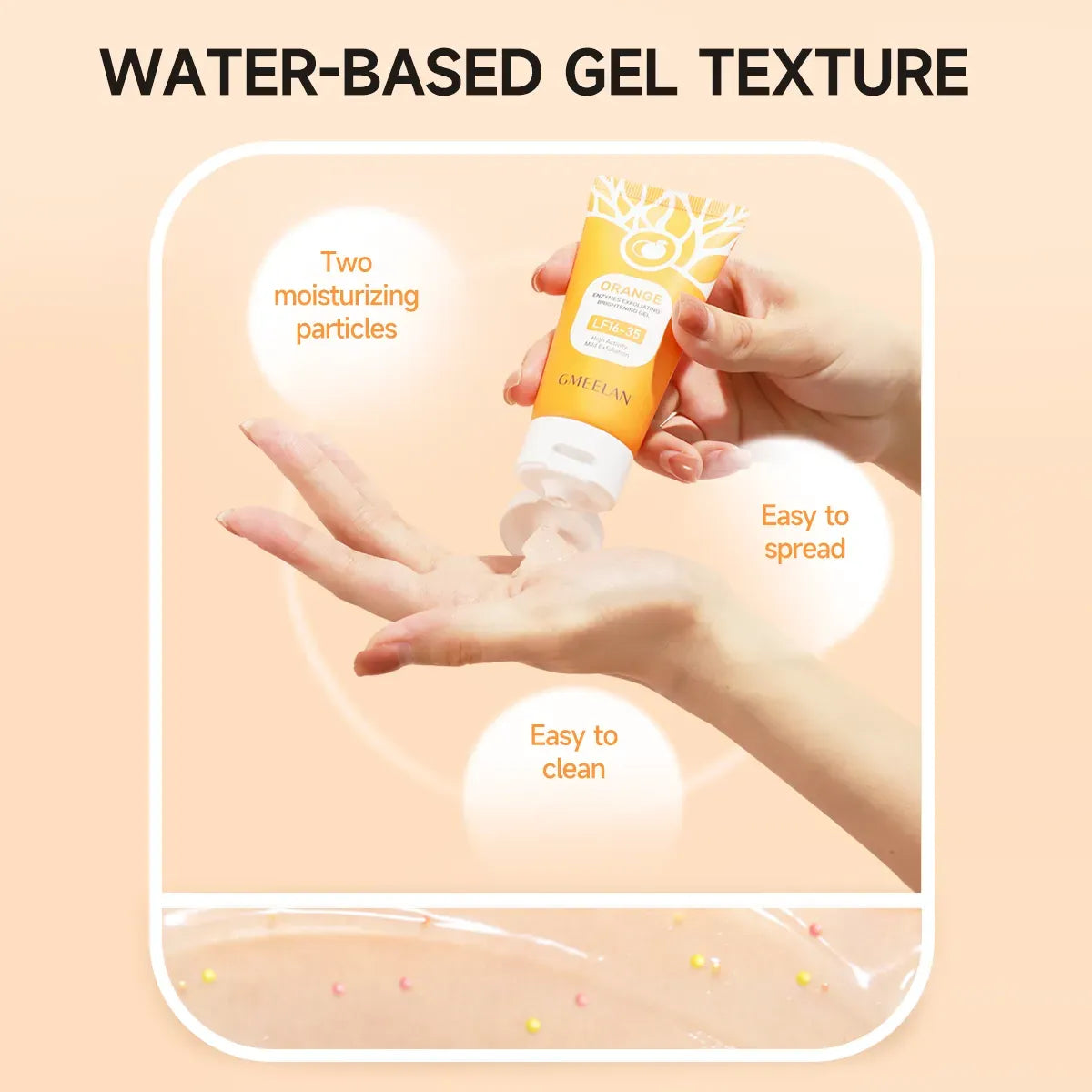 Orange Exfoliating Brightening Gel With Free Delivery