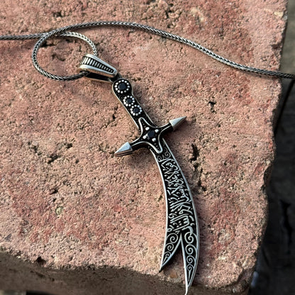 Ali Zulfiqar Sword Pendant Necklace