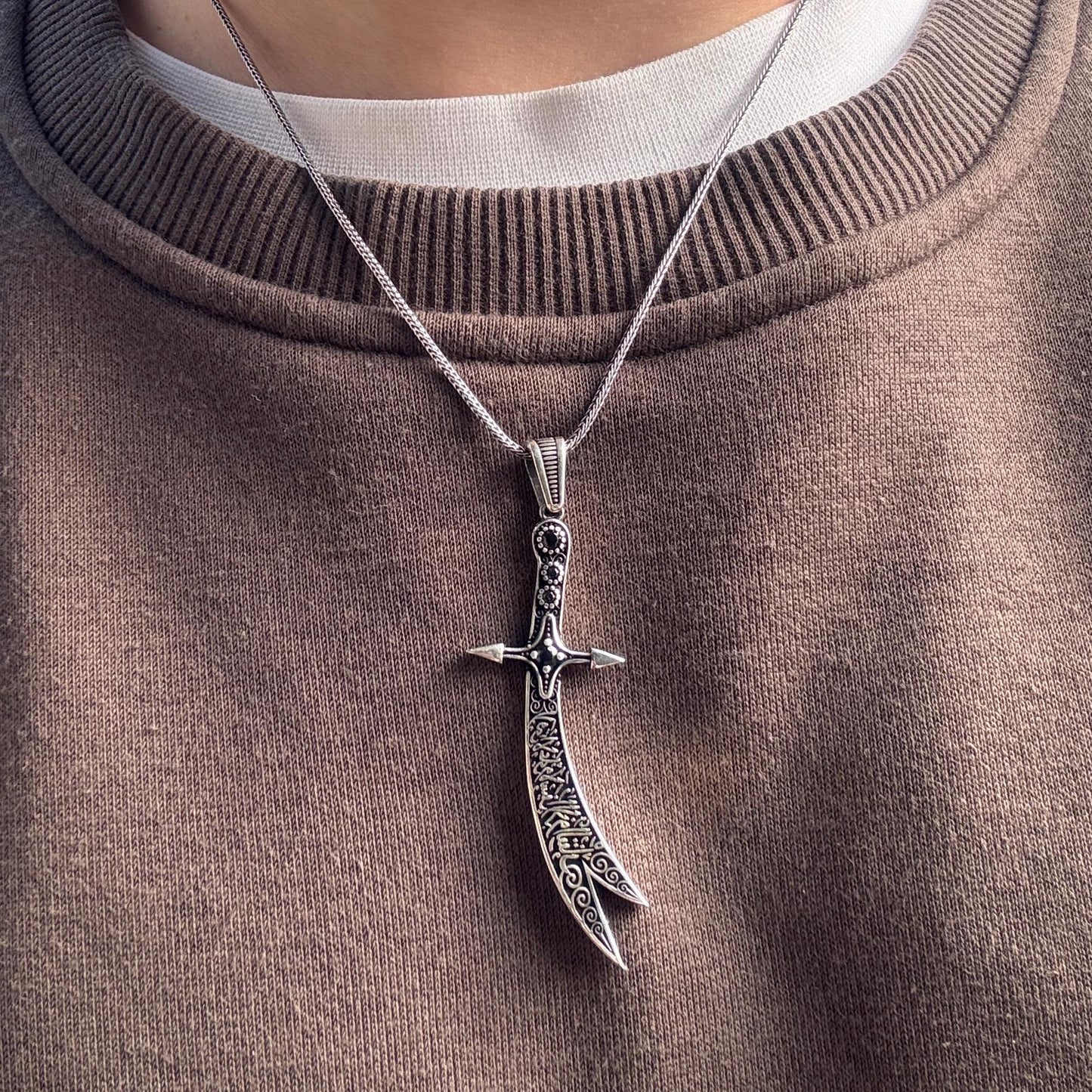 Ali Zulfiqar Sword Pendant Necklace
