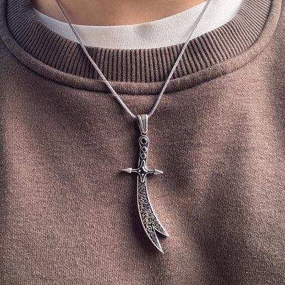 Ali Zulfiqar Sword Pendant Necklace