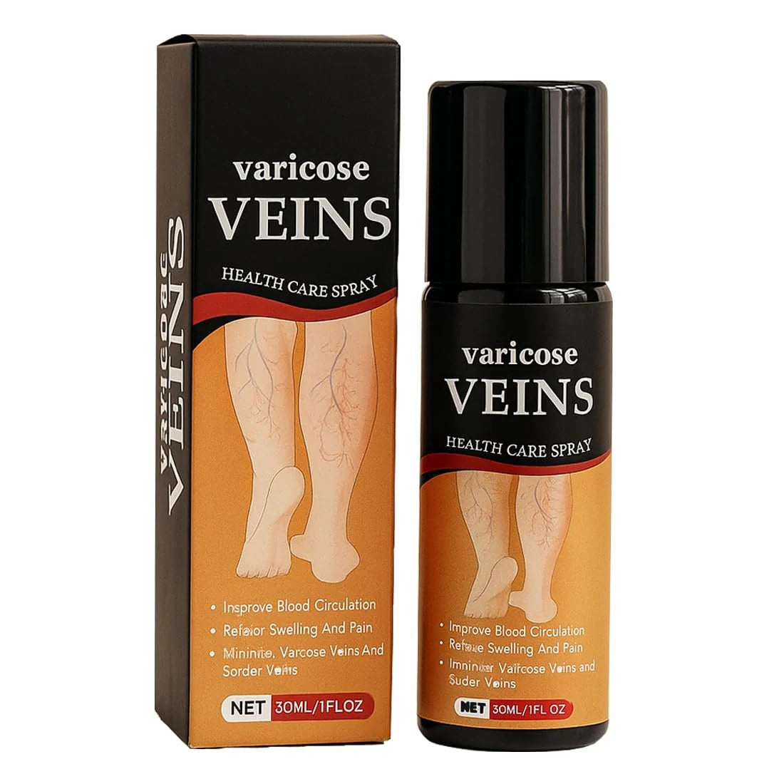 Turmeric Herbal Vericose Vein Relief Spray | With Free Delivery