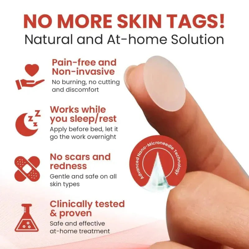 Derma Smooth Skin Tag Removal Patch (72 Pcs)