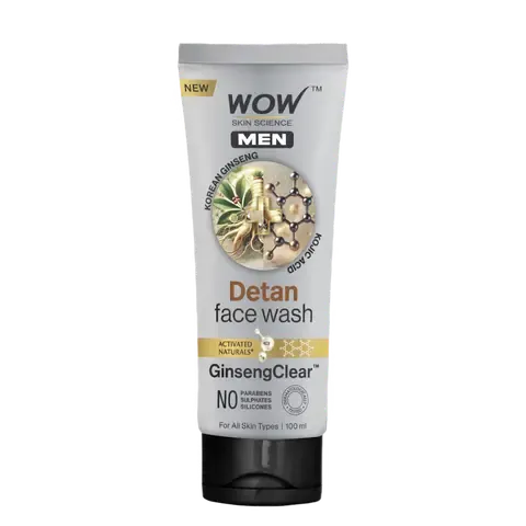 Korean Ginseng + Kojic Acid Detan Face Wash Gel - Pack Of 1 / 100 ML