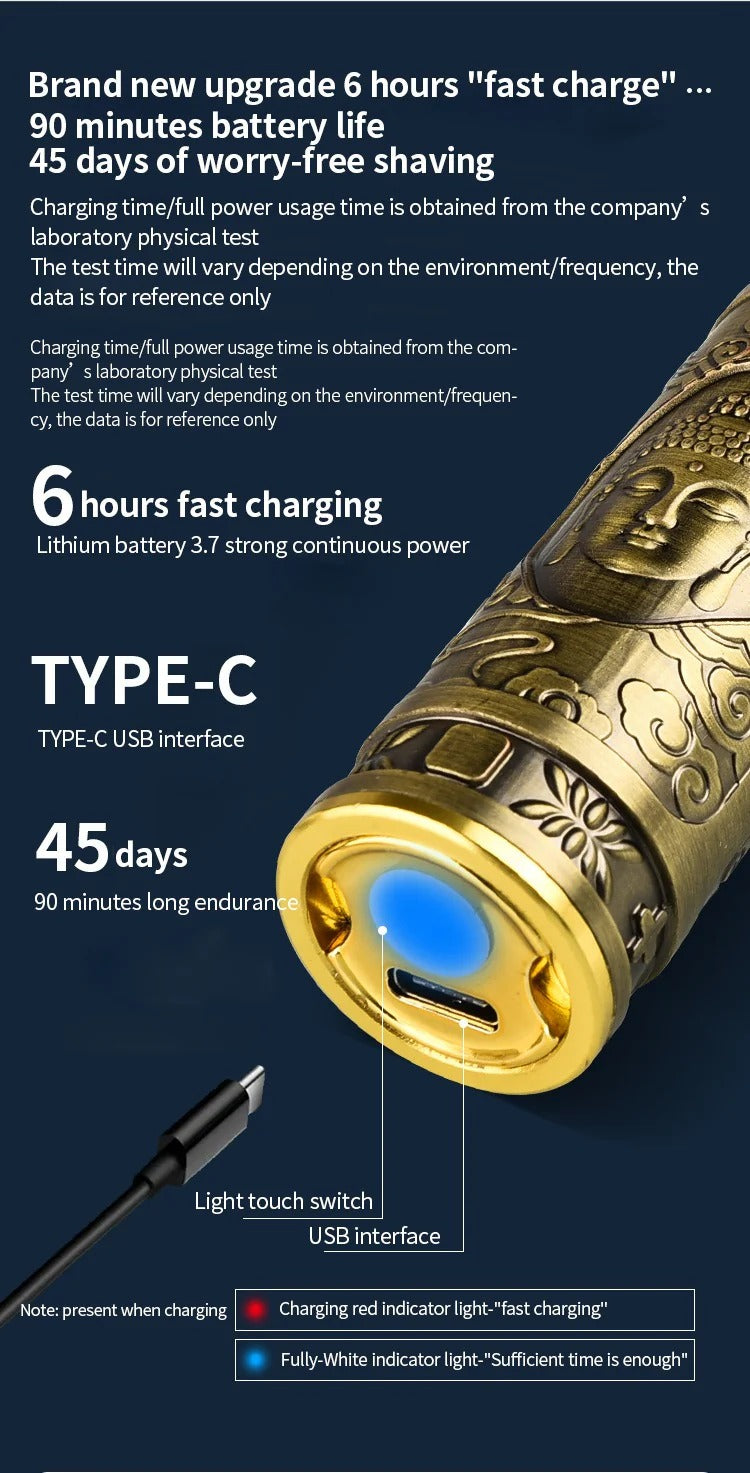 T8 Mini Portable Electric Shaver for Men and Women - Type-c