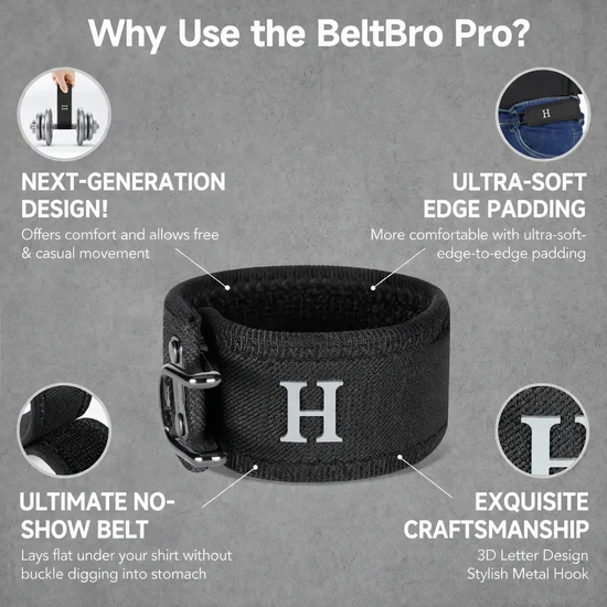 Premium Buckle-Free Hook Belt With New Style