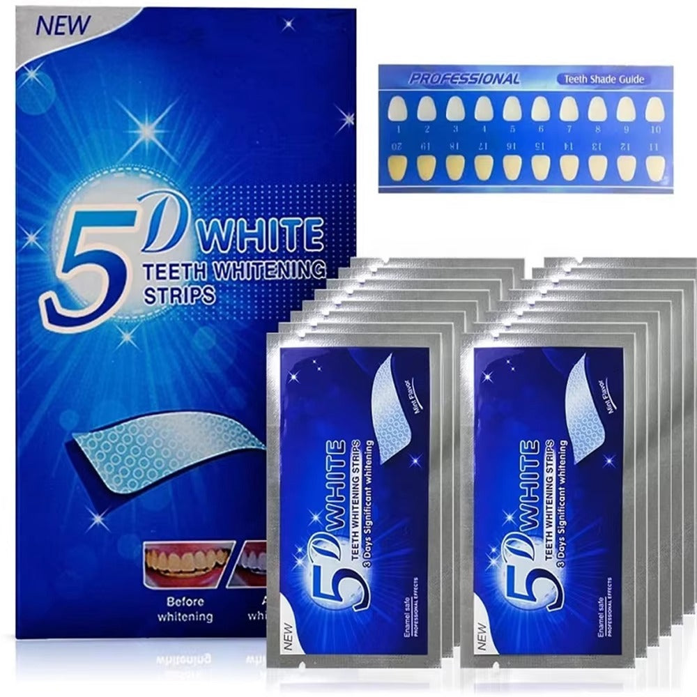 Mint Flavored Teeth Whitening Strips With Free Home Delivery