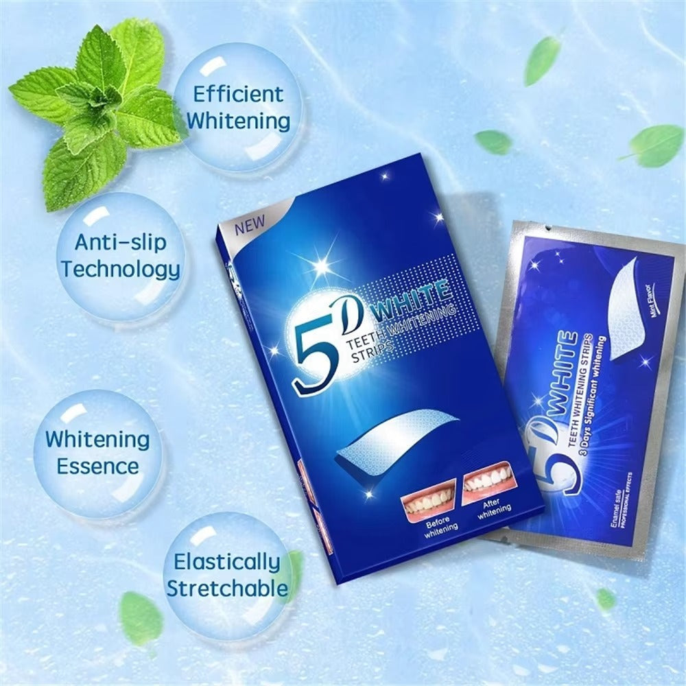 Mint Flavored Teeth Whitening Strips With Free Home Delivery
