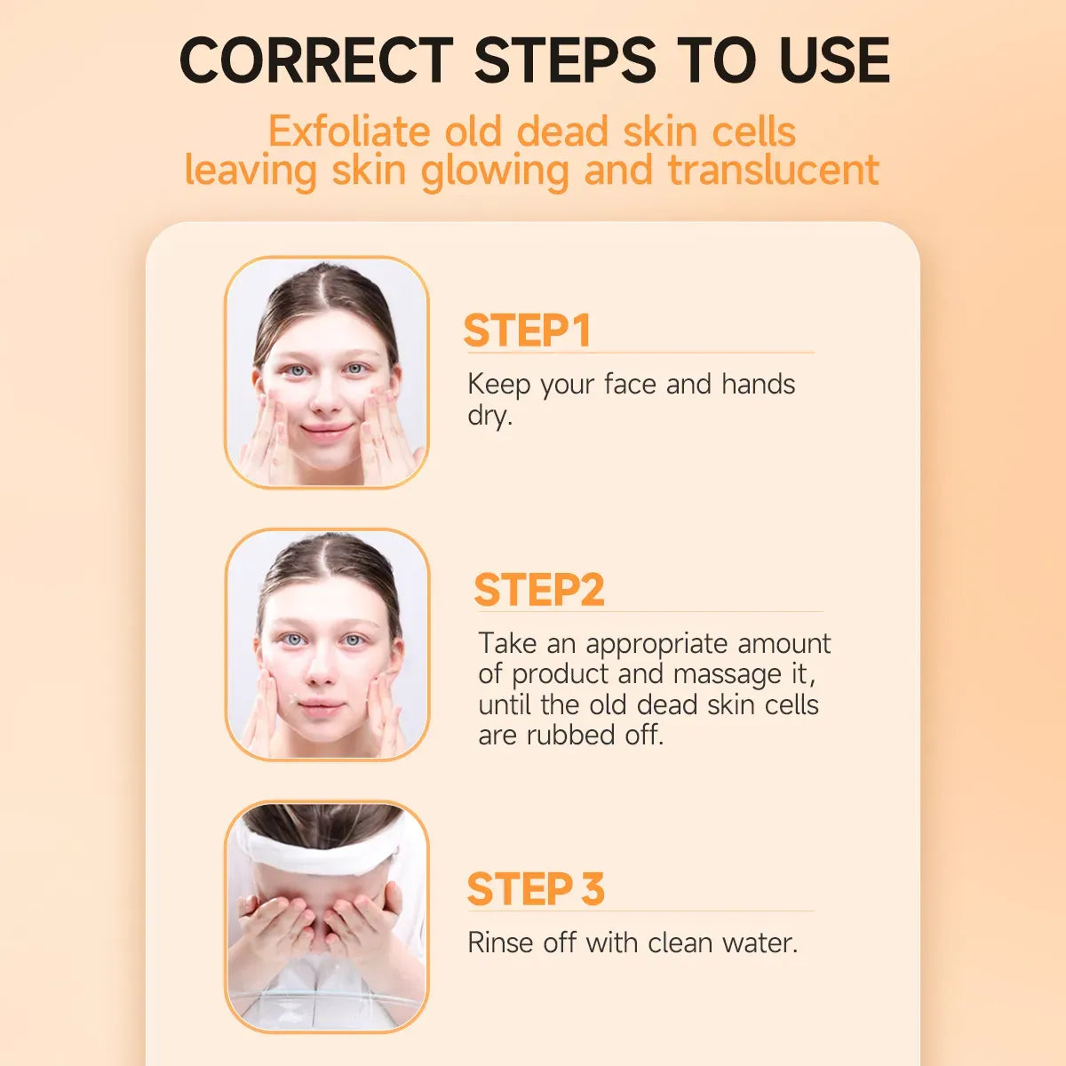 Orange Exfoliating Brightening Gel With Free Delivery