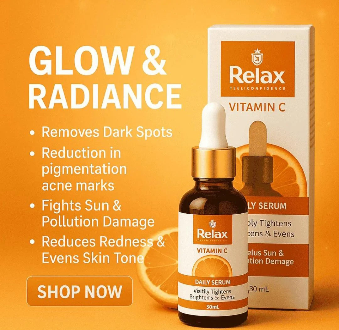 RELAX | FACE SERUM 30ML (VITAMIN C) With Free Delivery
