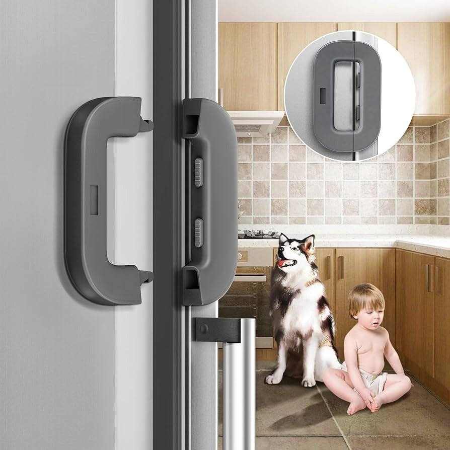 Double Button Refrigerator Door Lock – Easy & Secure