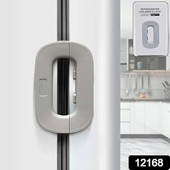 Double Button Refrigerator Door Lock – Easy & Secure