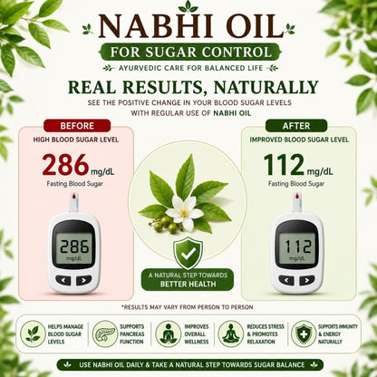 Blood Sugar Control Herbal Belly Button Oil Buy 1 Get 1 Free