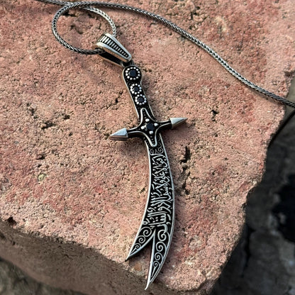 Ali Zulfiqar Sword Pendant Necklace