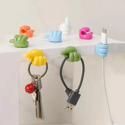 Thumb Wall Hook Multi-Color (Pack of 10)