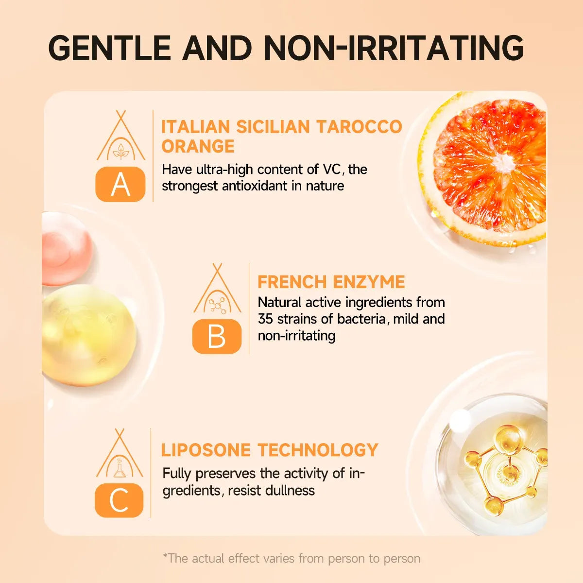 Orange Exfoliating Brightening Gel With Free Delivery