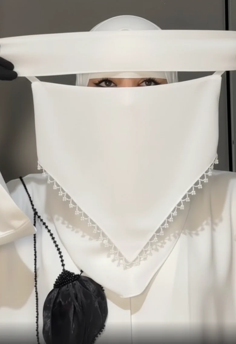 Saudi Naqab with Pearls Free Home Delivery