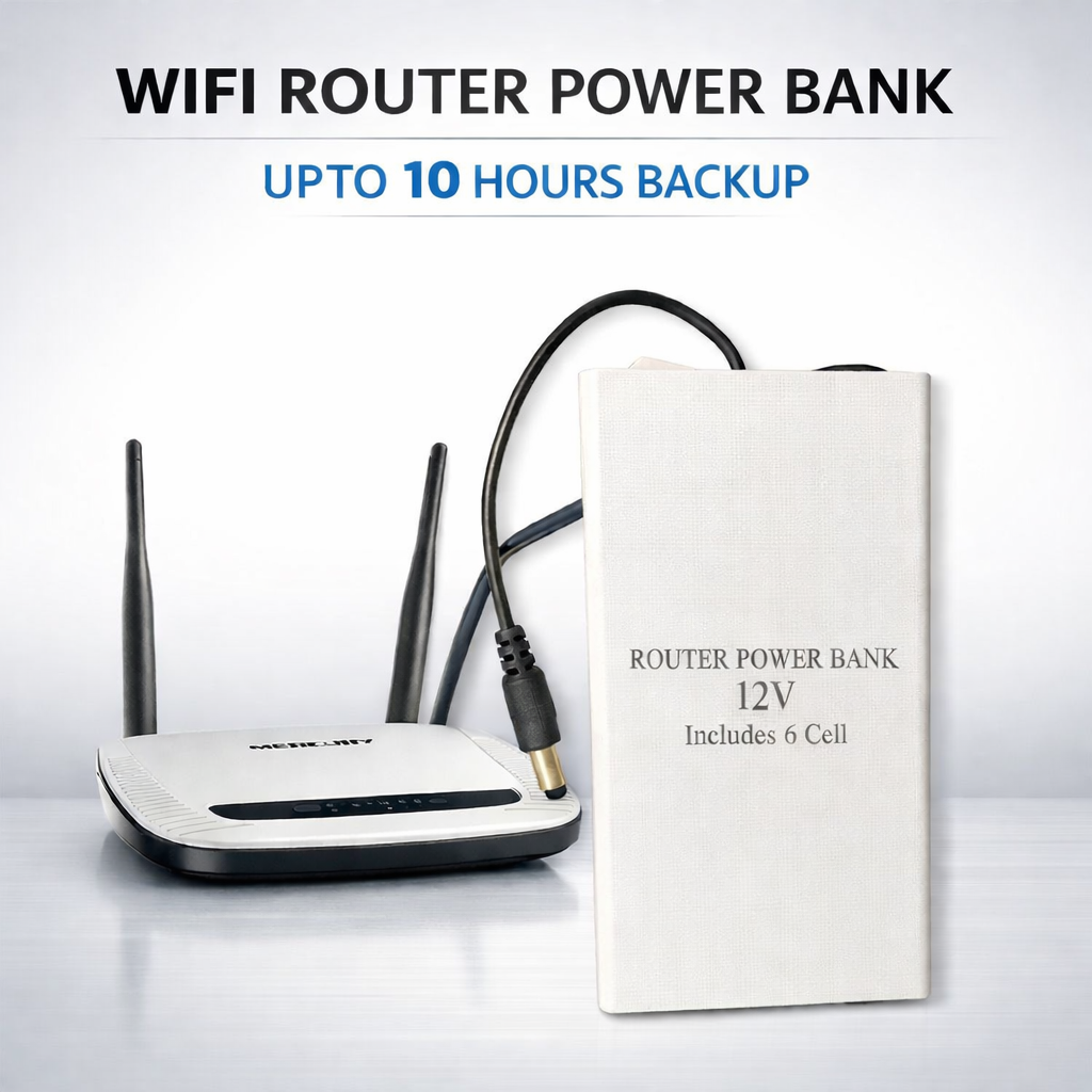 WiFi Router Power Bank (8–10Hrs Backup) With Free Delivery