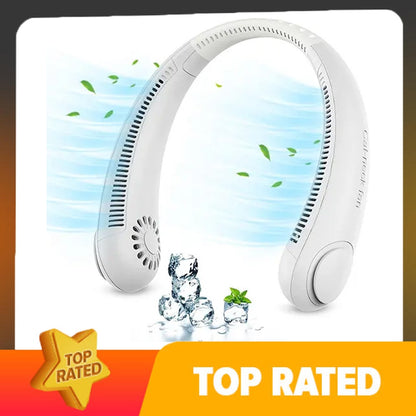 Portable Rechargeable Neck Fan With Free Delivery