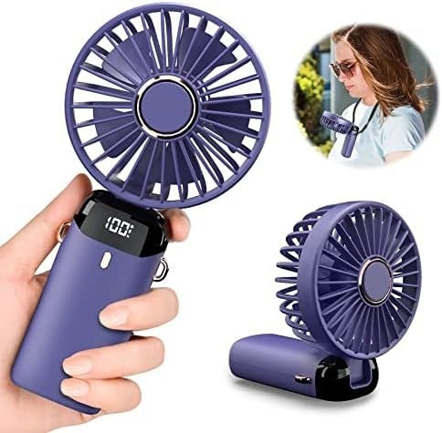 Mini Portable Handheld Led Fan (1200MAH) Battery