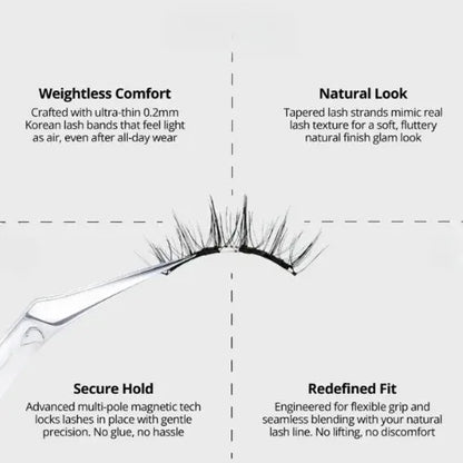 Magnetic Eye Lashes With Applicator For Girls With Free Delivery