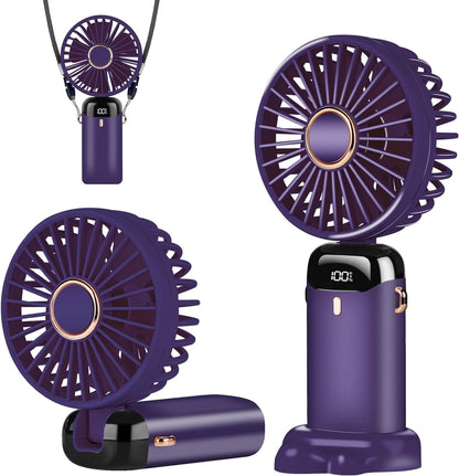 Mini Portable Handheld Led Fan (1200MAH) Battery