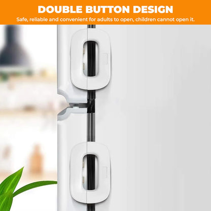 Double Button Refrigerator Door Lock – Easy & Secure
