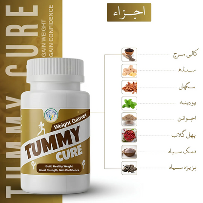 GainMax Powder + Tummy Cure – Natural Weight Gain Formula
