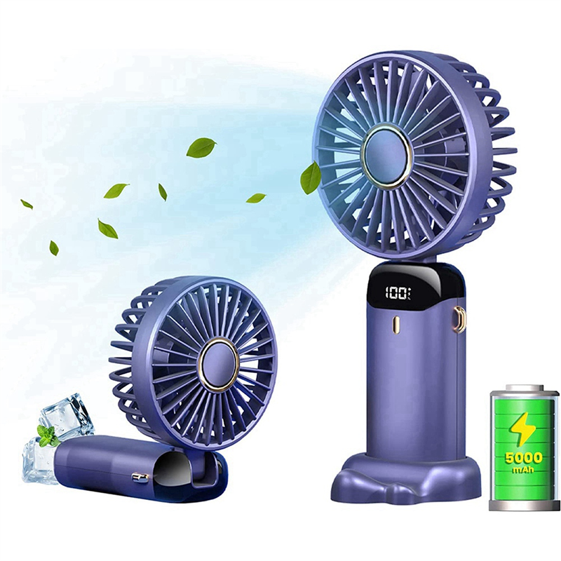 Mini Portable Handheld Led Fan (1200MAH) Battery