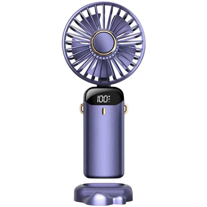 Mini Portable Handheld Led Fan (1200MAH) Battery