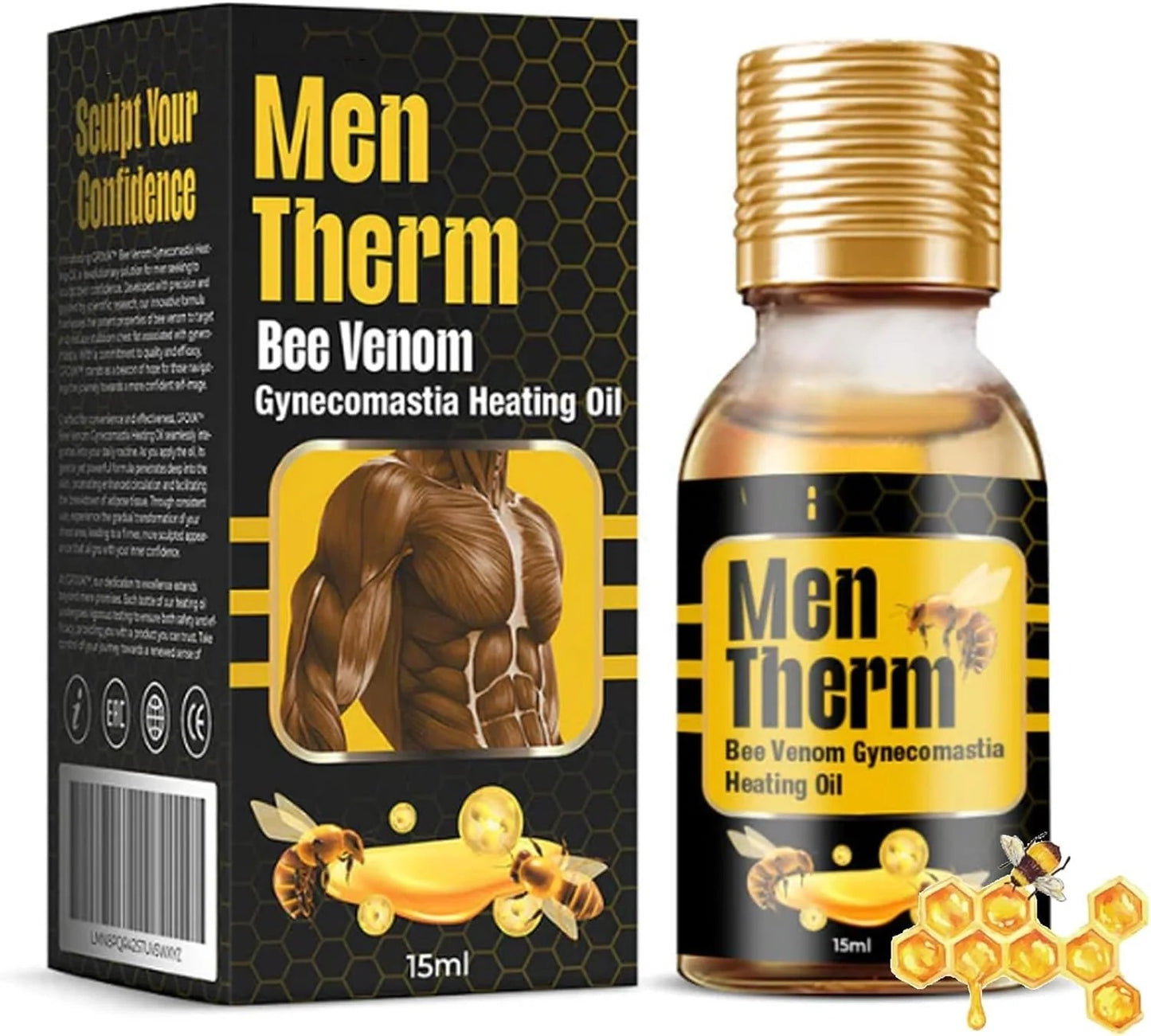 Men Therm - Bee Venom Heating Oil With Free Delivery