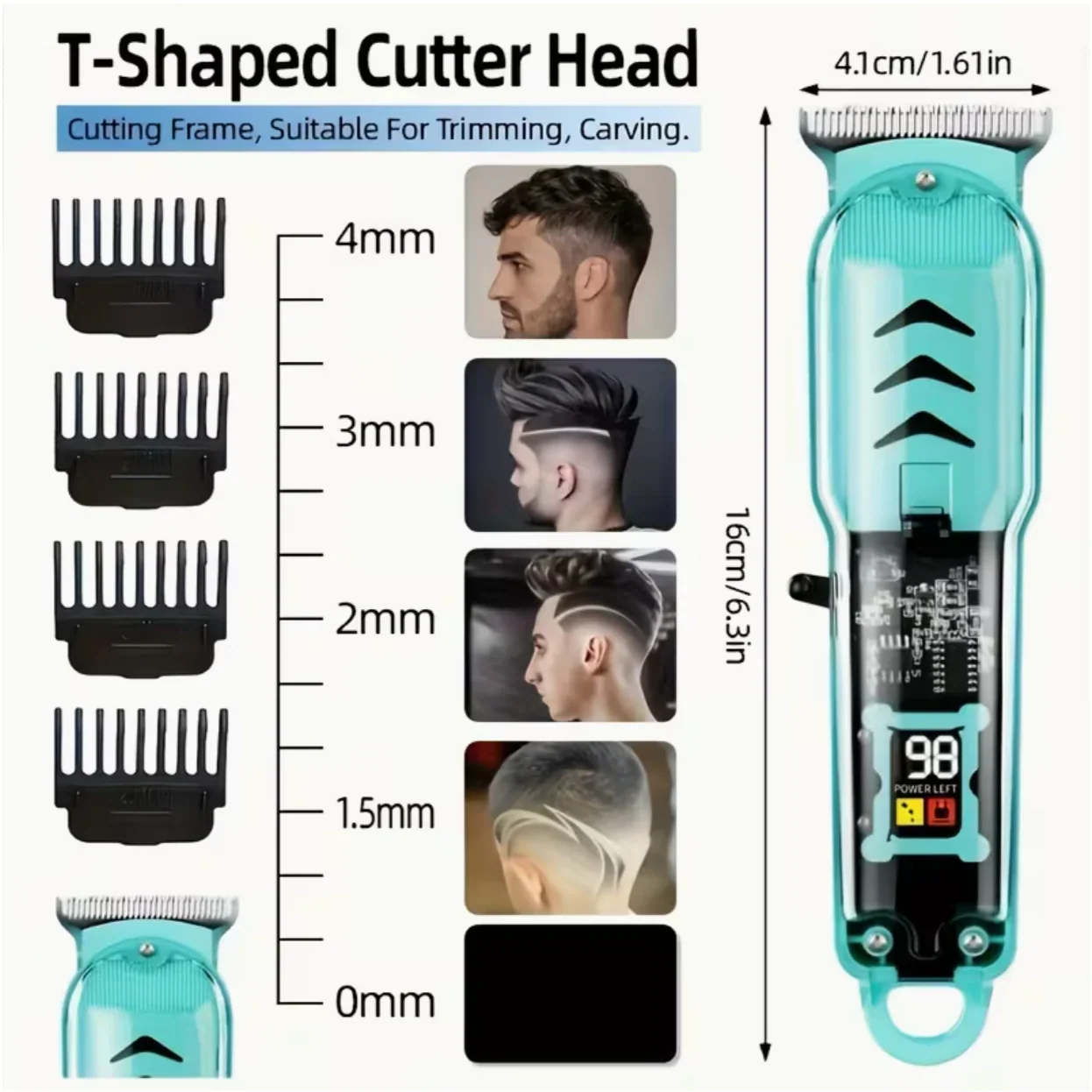 Transparent Professional Trimmer